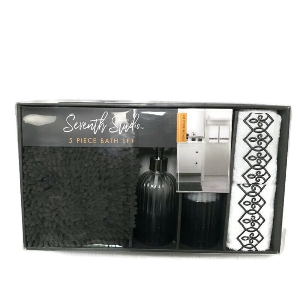 Macy’s Seventh Studio five piece bath set